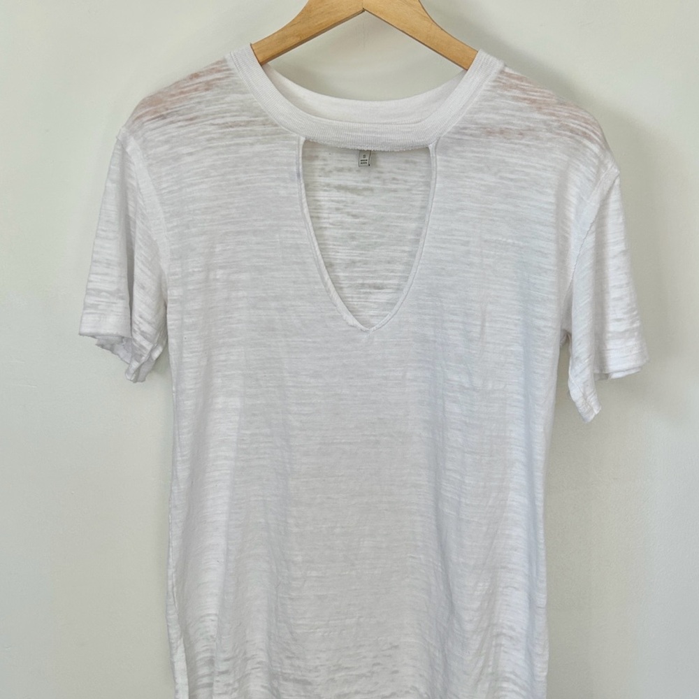Lucky Brand White Short Sleeve Tee - Picture 4 of 9